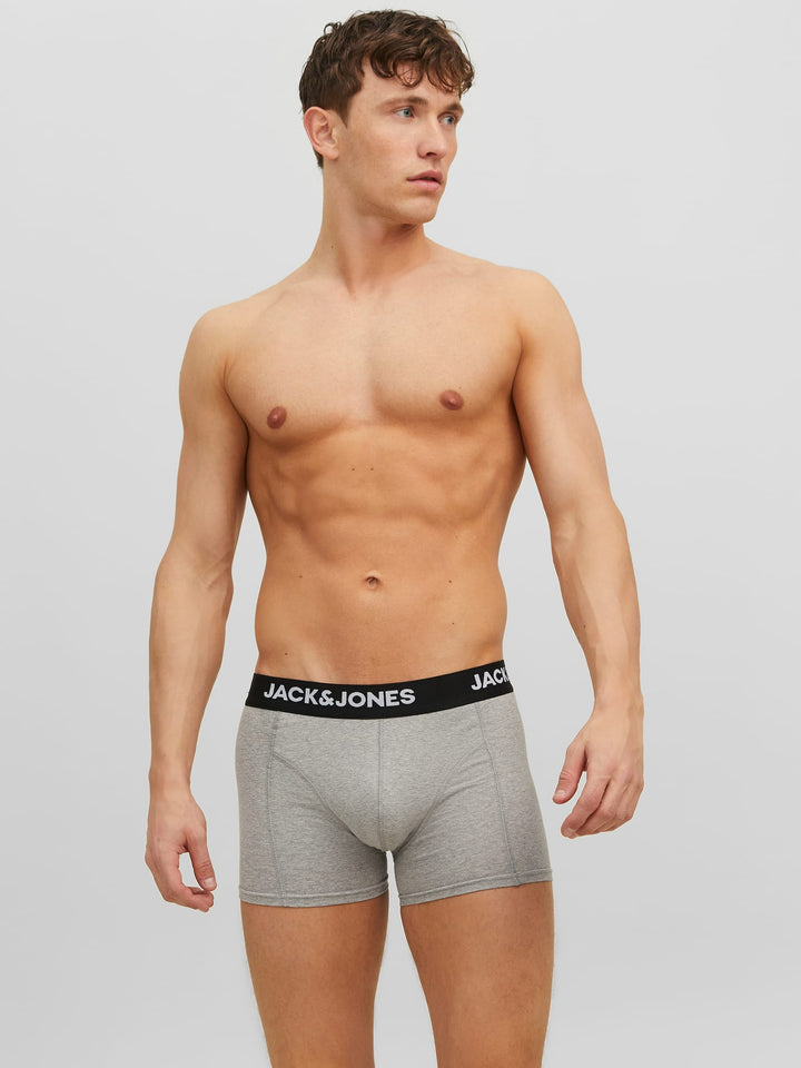 Jack & Jones JACANTHONY TRUNKS 3 PACK NOOS – heren - Zwart