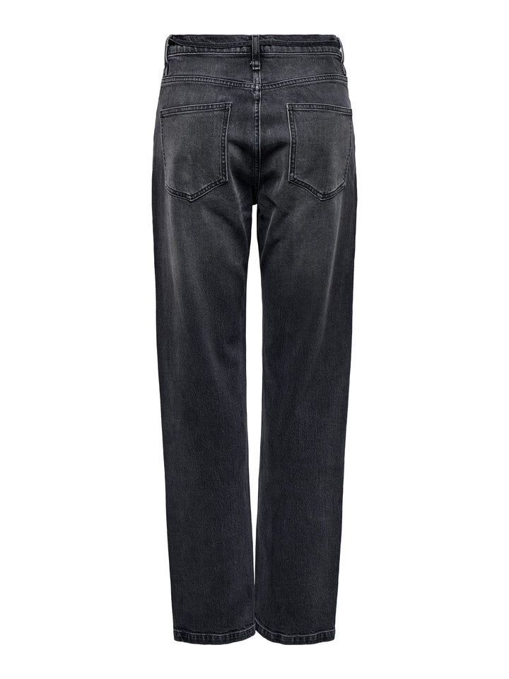 Only Gypsy jeans regular-straight fit zwart – dames - Black Denim
