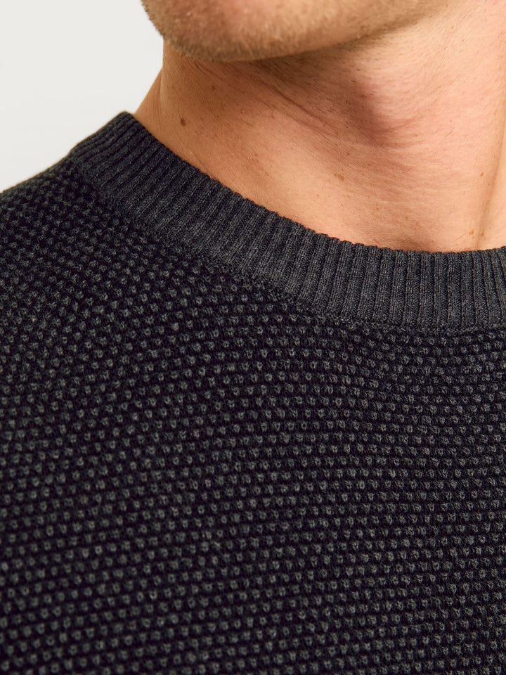 Jack & Jones Globe trui antraciet – heren