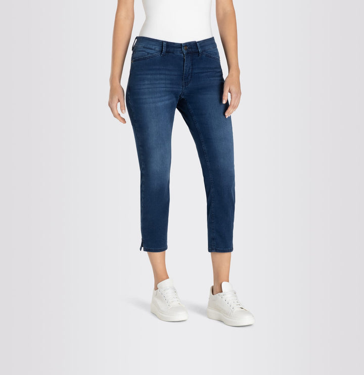 MAC jeans skinny fit dames blauw denim - 5492-90 - Blue Denim - L28