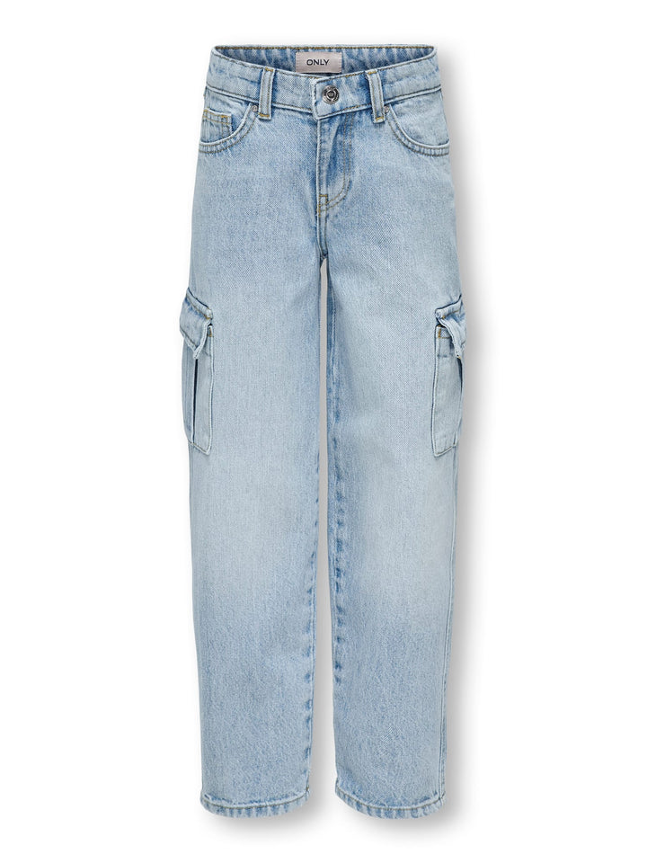 Kids Only jeans loose fit meisjes – blauw denim - Blue Denim