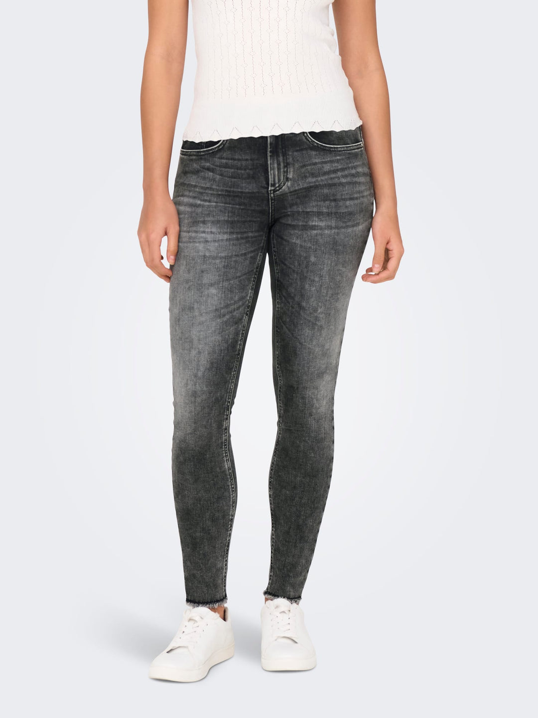 Only 15327015 Blush skinny fit jeans grey denim - L34