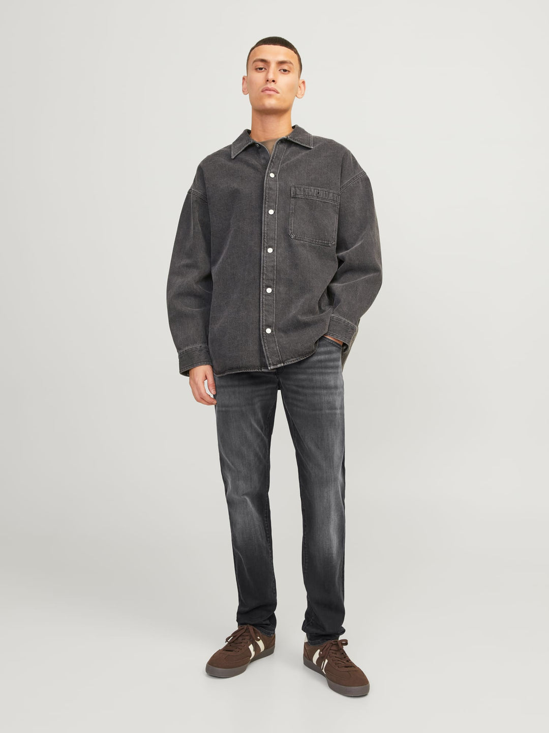 Jack & Jones Glenn slim fit jeans zwart – heren - Black Denim - L32