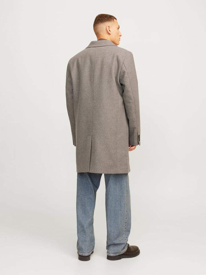 Jack & Jones JJEHARRISON wollen jas licht bruin – heren