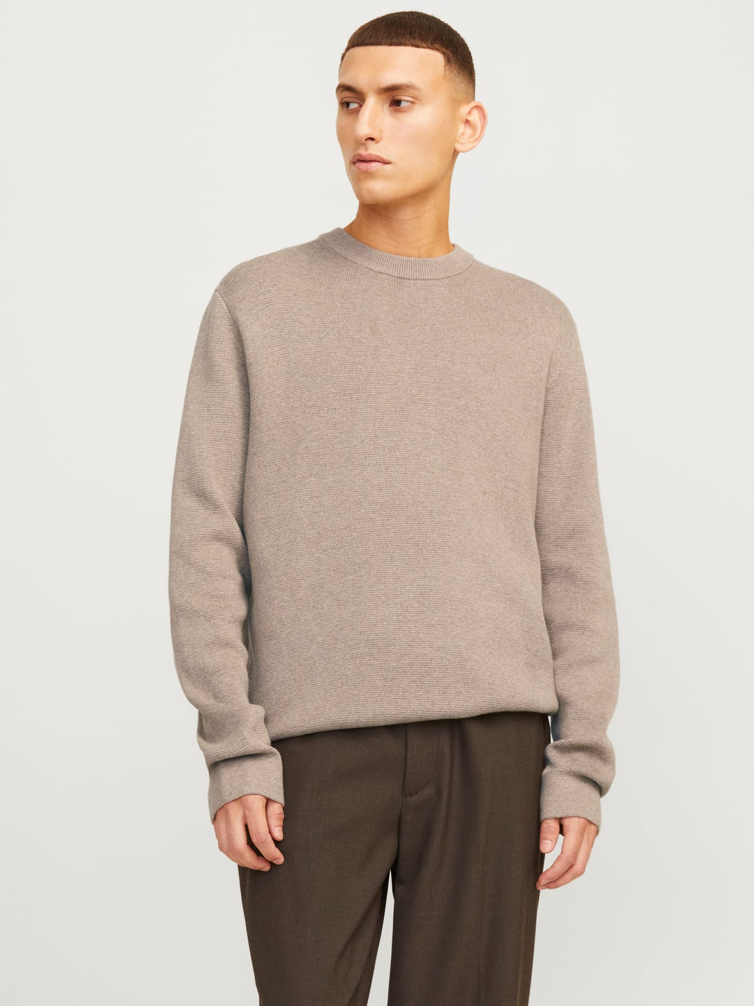 Jack & Jones Blamilano trui licht bruin – heren