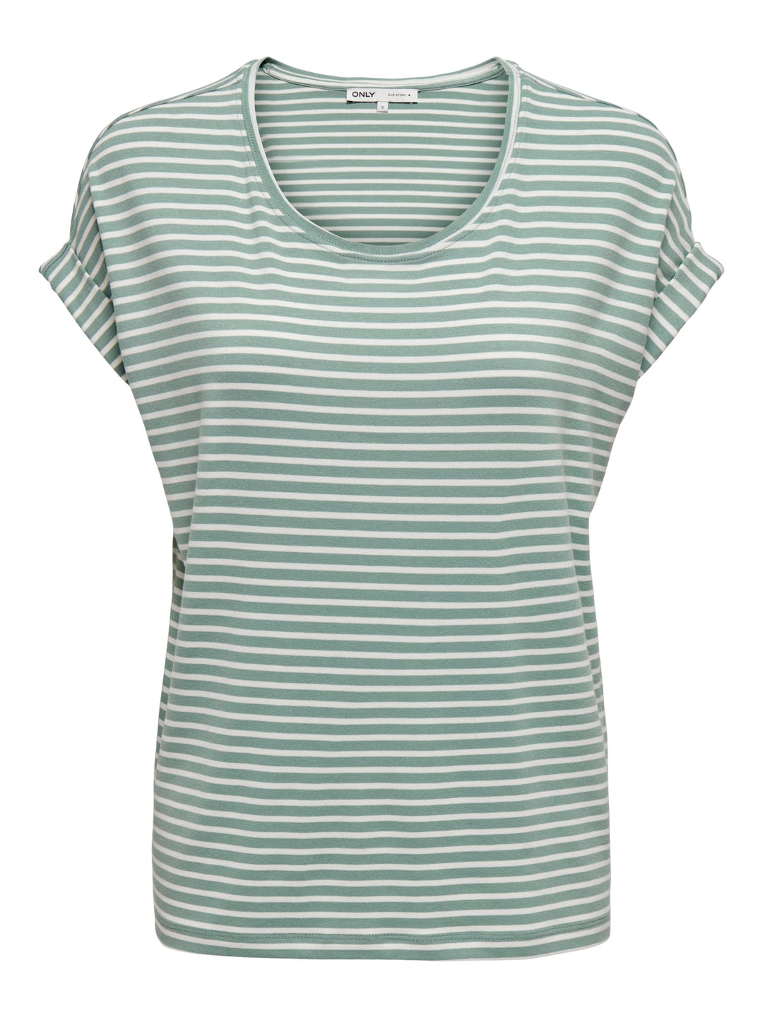 Only 15206243 moster t-shirt k/m dames groen dessin