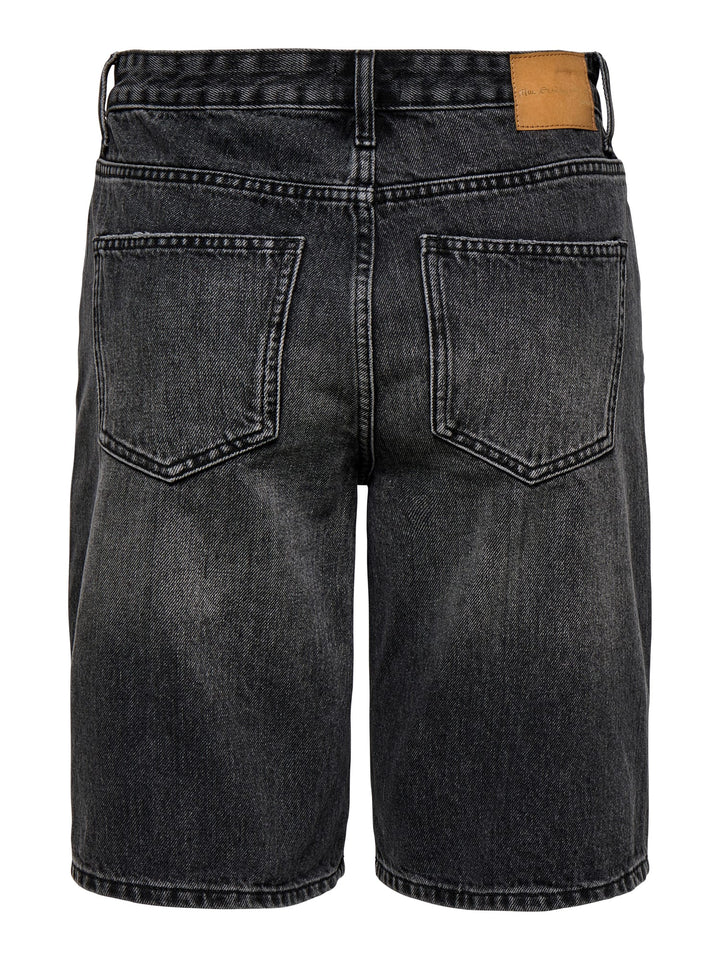 Only 15256709 Sonny short denim dames black denim