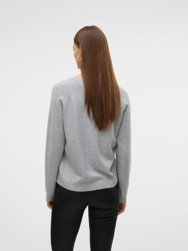 VERO MODA Doffyshine trui lichtgrijs – dames