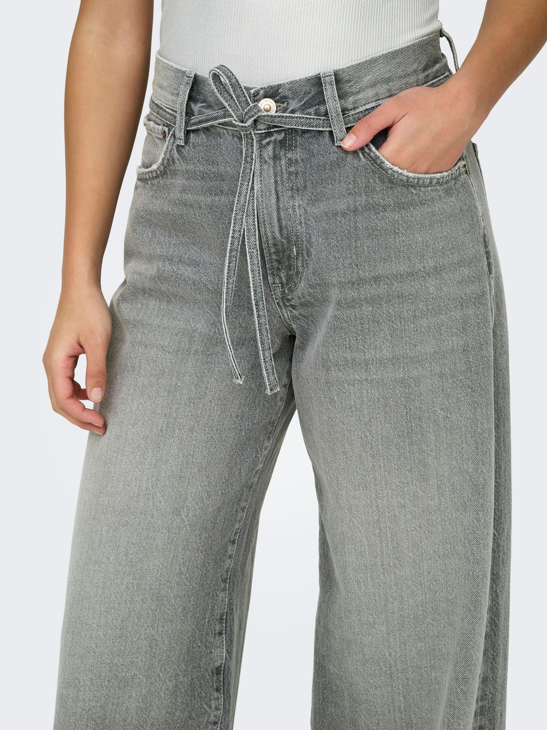 Only Gianna jeans grey denim – dames - L32
