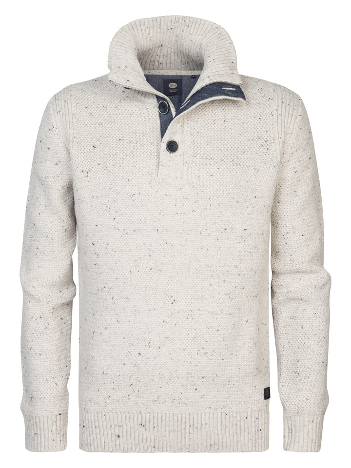 Petrol men M-3040-KWC226 trui heren off-white