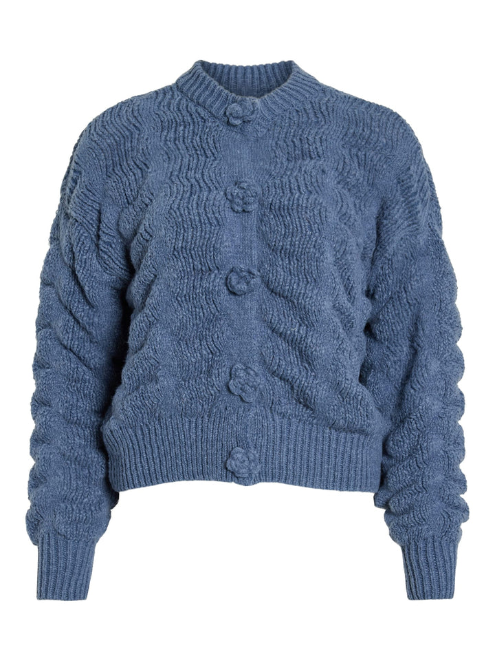 Vila VICHANA L/S KNIT CARDIGAN - rafblauw dames vest