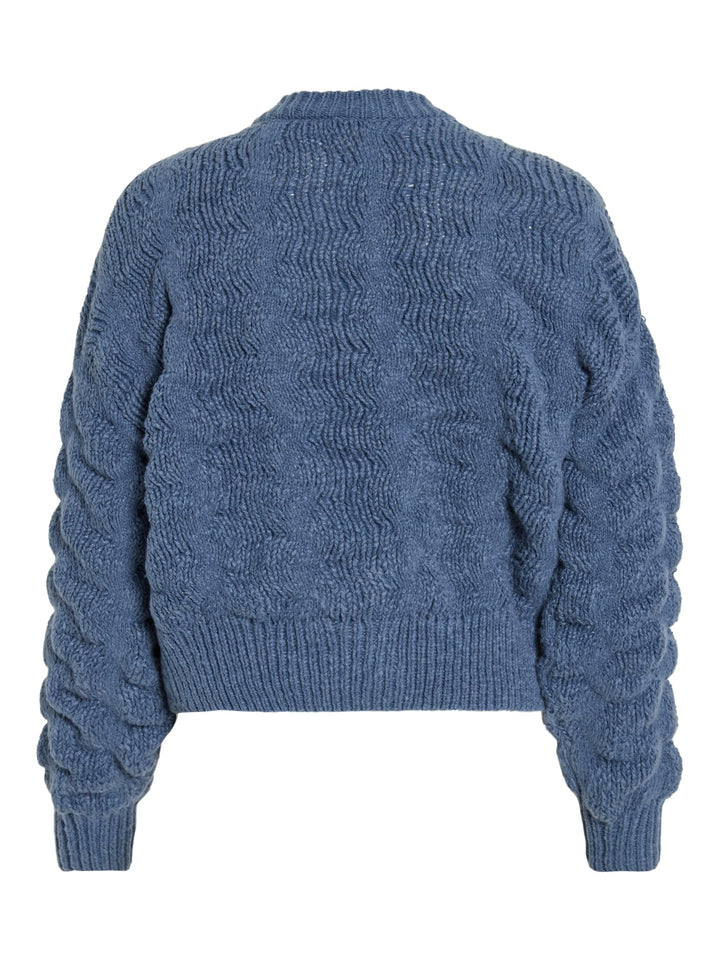 Vila VICHANA L/S KNIT CARDIGAN - rafblauw dames vest