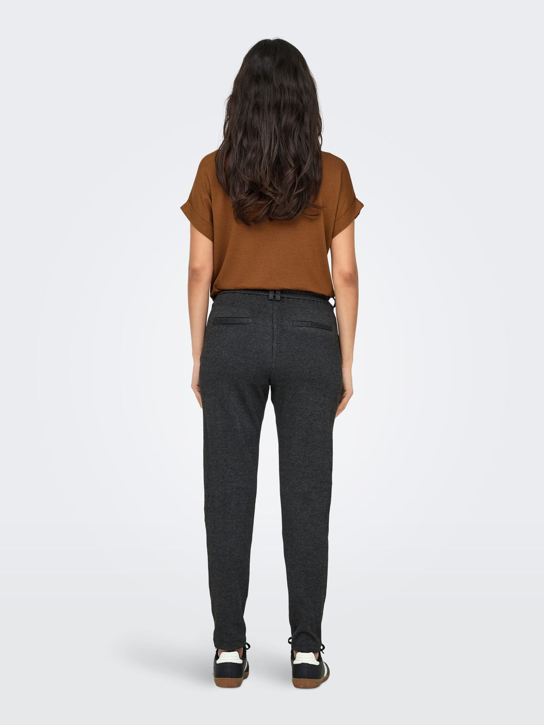 Only ONLPOPTRASH-GOZI PANT PNT NOOS – lange broek dames - Antraciet - 30