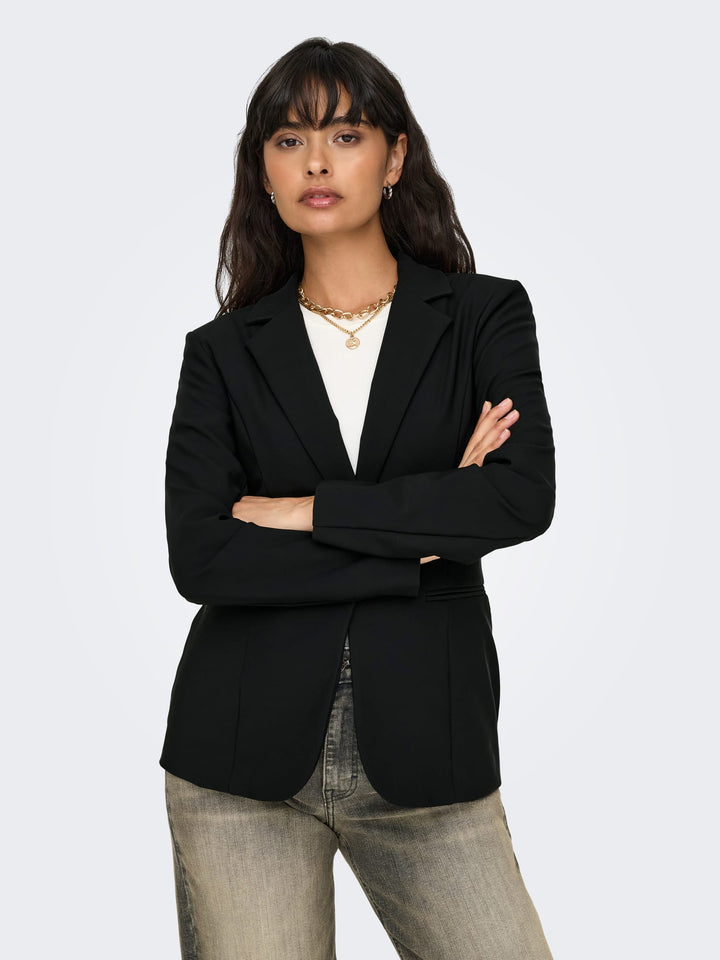 Only ONLTRAVEL L/S FIT Blazer zwart – dames