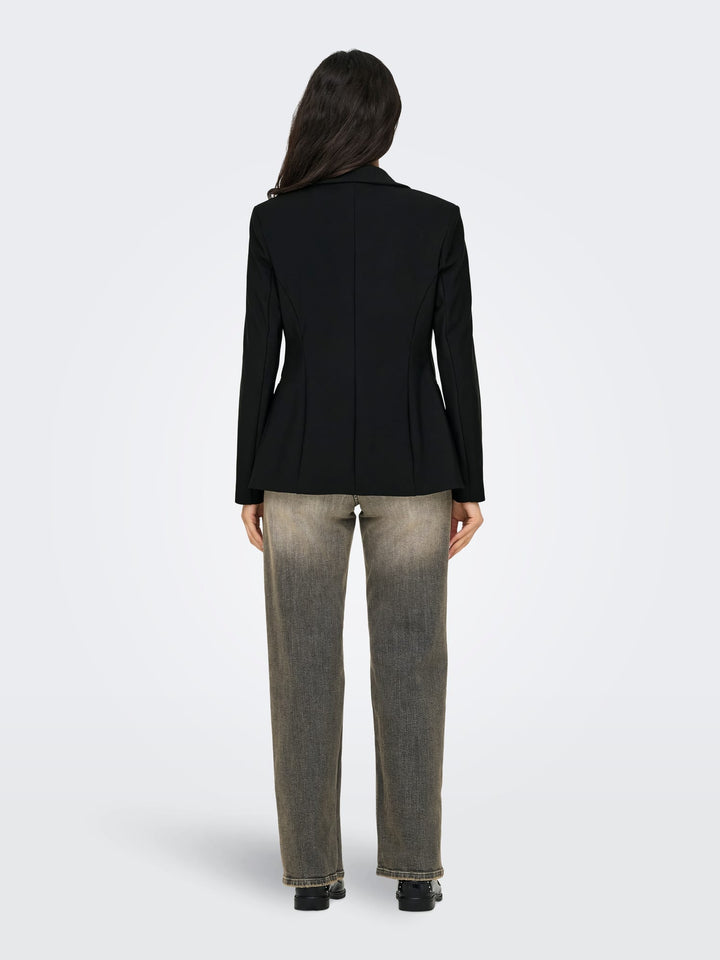 Only ONLTRAVEL L/S FIT Blazer zwart – dames
