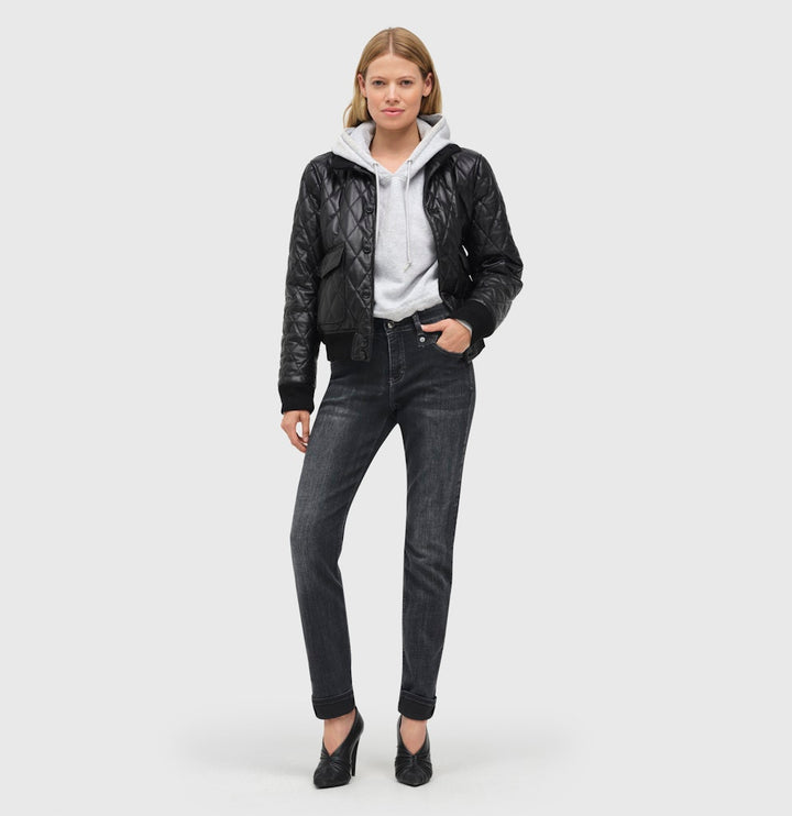 MAC jeans slim fit dames zwart denim – 5703 - Black Denim - 30