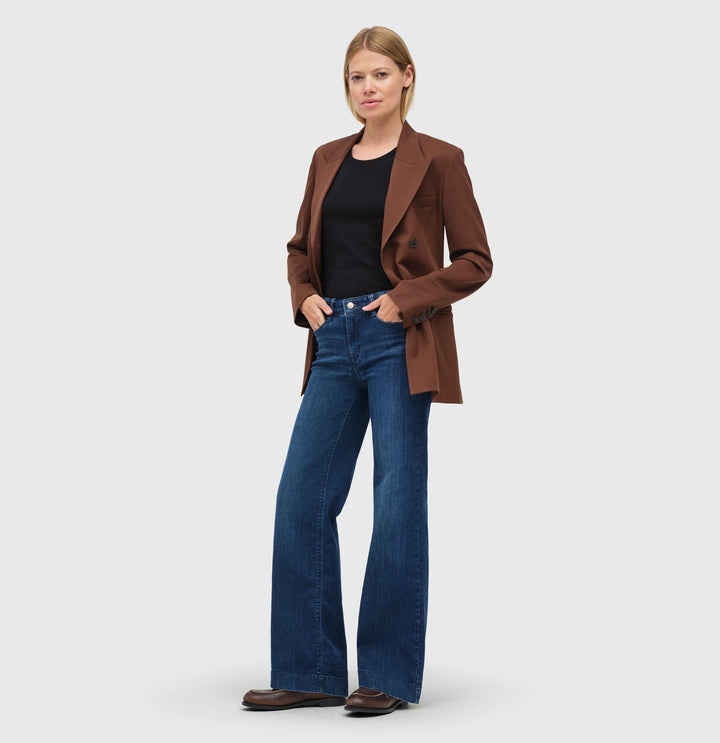 MAC Dream Wide jeans loose fit dames – blue denim - 32