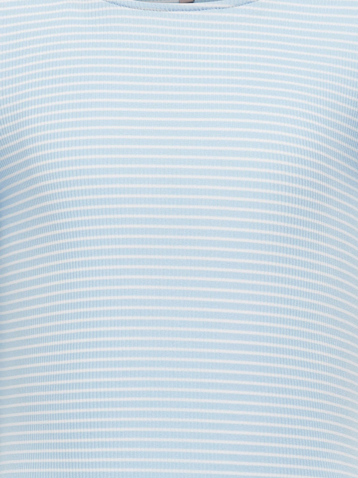 Kids Only Wilma T-shirt blauw dessin – meisjes