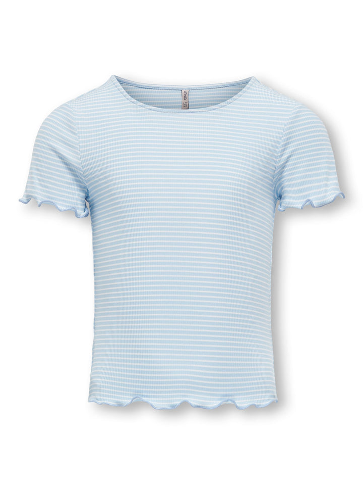 Kids Only Wilma T-shirt blauw dessin – meisjes