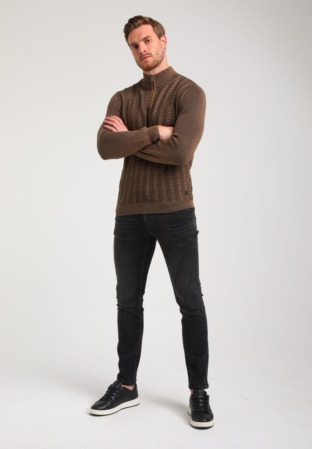 Gabbiano men trui bruin – heren