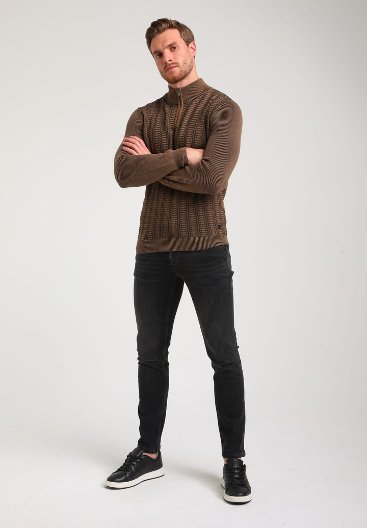 Gabbiano men 614778 trui bruin – heren