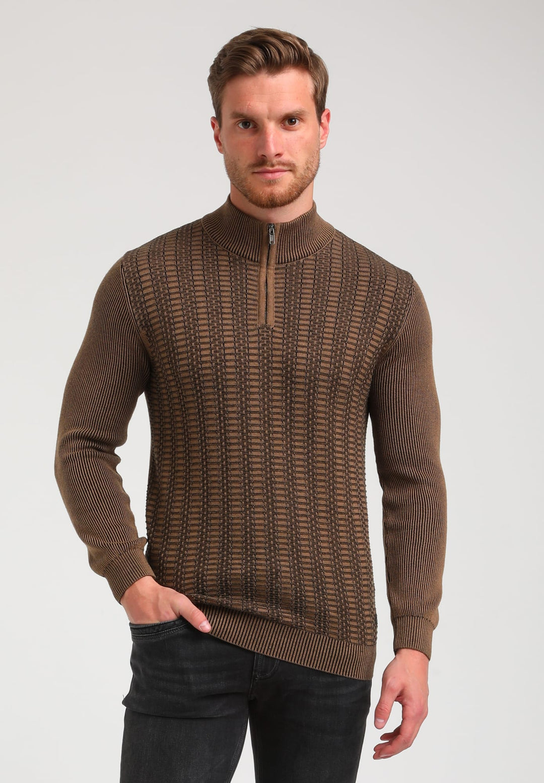 Gabbiano men trui bruin – heren