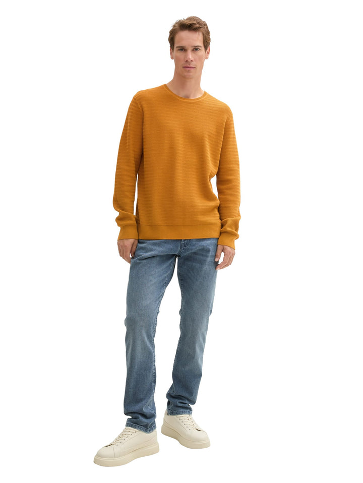 Tom Tailor trui heren oker – 1044473