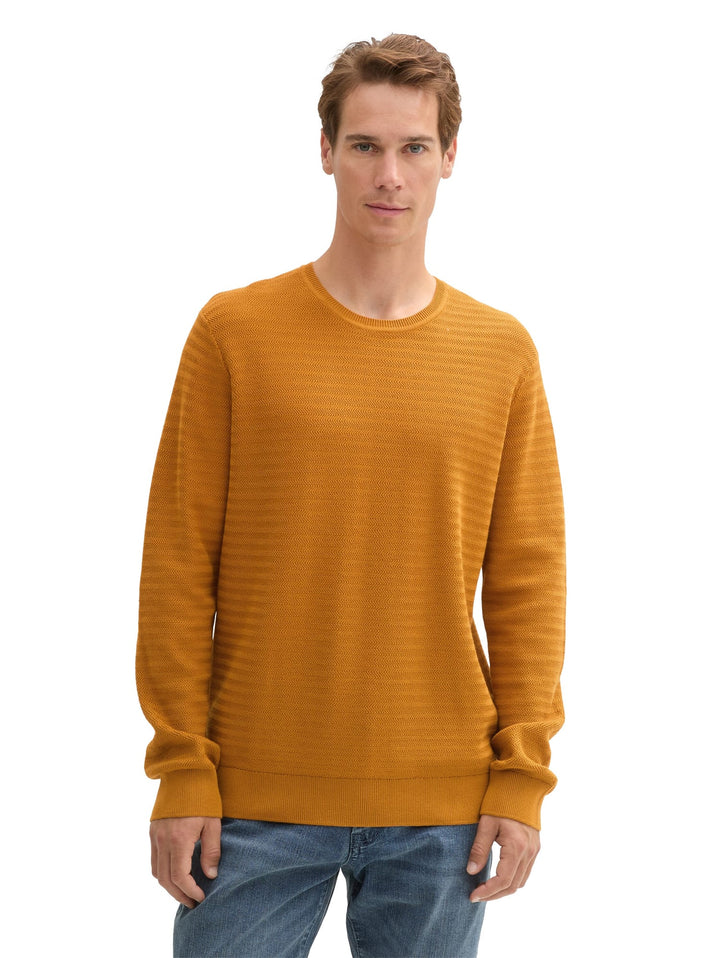 Tom Tailor 1044473 trui heren oker