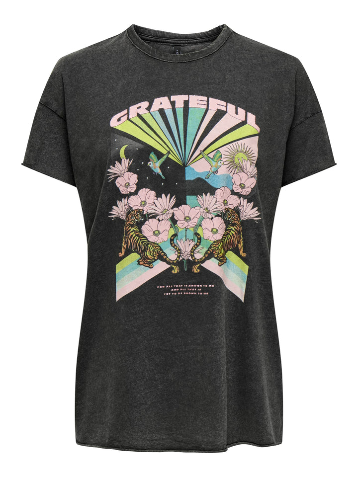 Only 15215721 Lucy t-shirt k/m dames zwart
