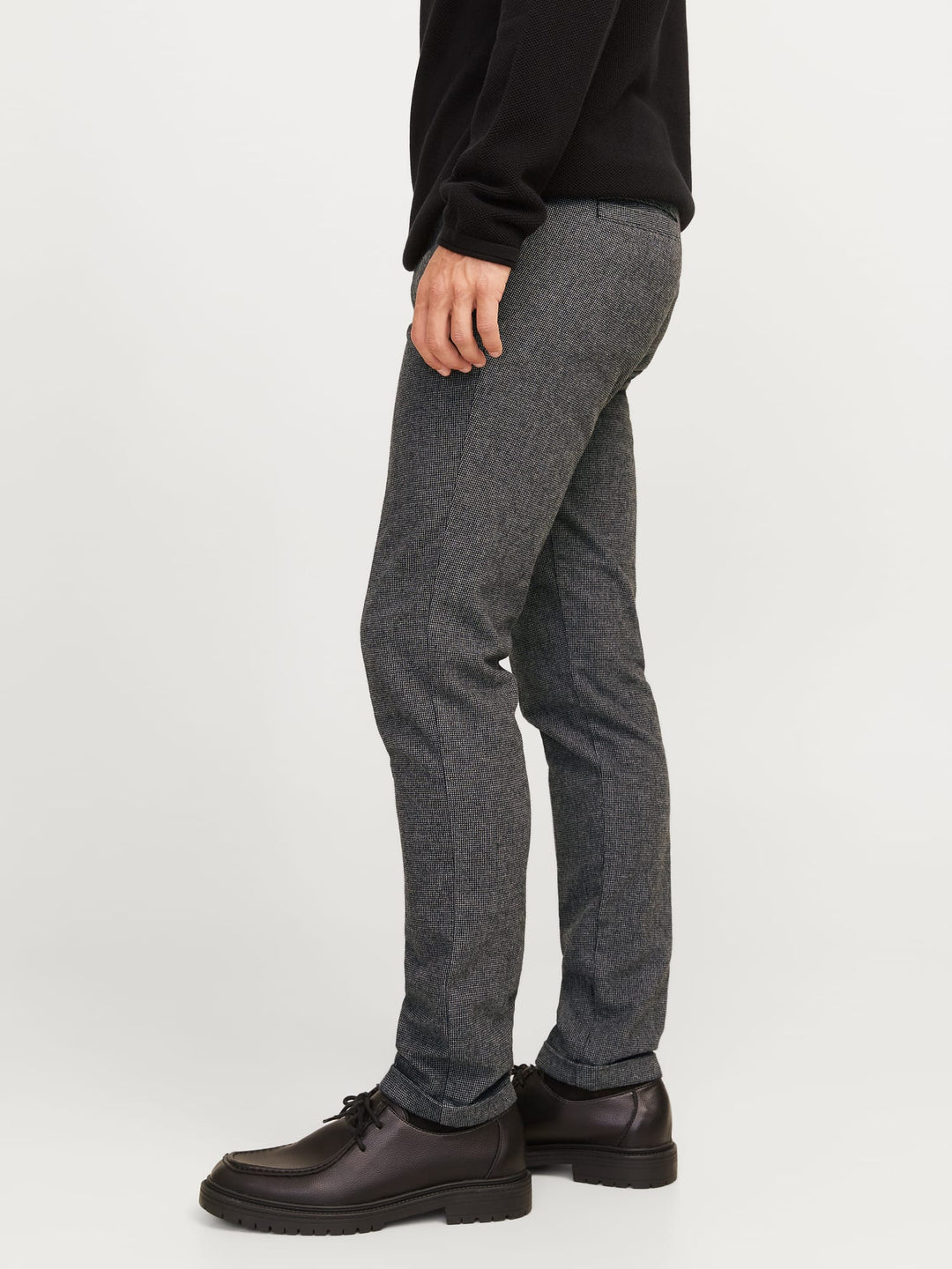 Jack & Jones Marco chino grijs dessin – heren - L34