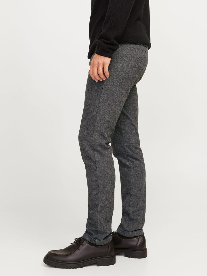 Jack & Jones Marco chino grijs dessin – heren - L34