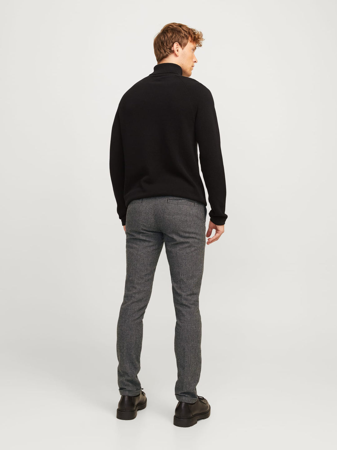 Jack & Jones Marco chino grijs dessin – heren - L34