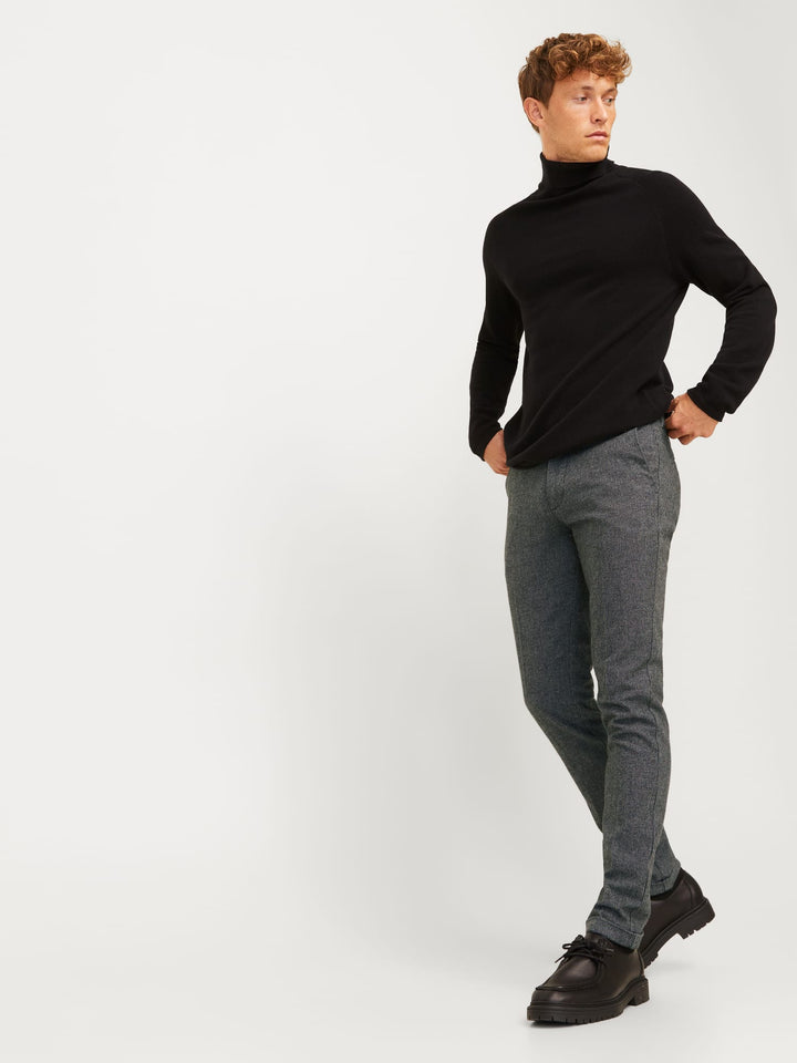 Jack & Jones Marco chino grijs dessin – heren - L32