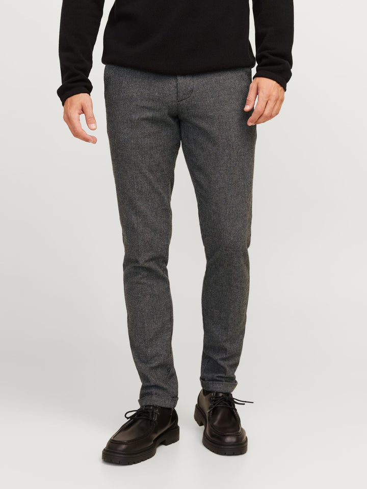 Jack & Jones Marco chino grijs dessin – heren - L34