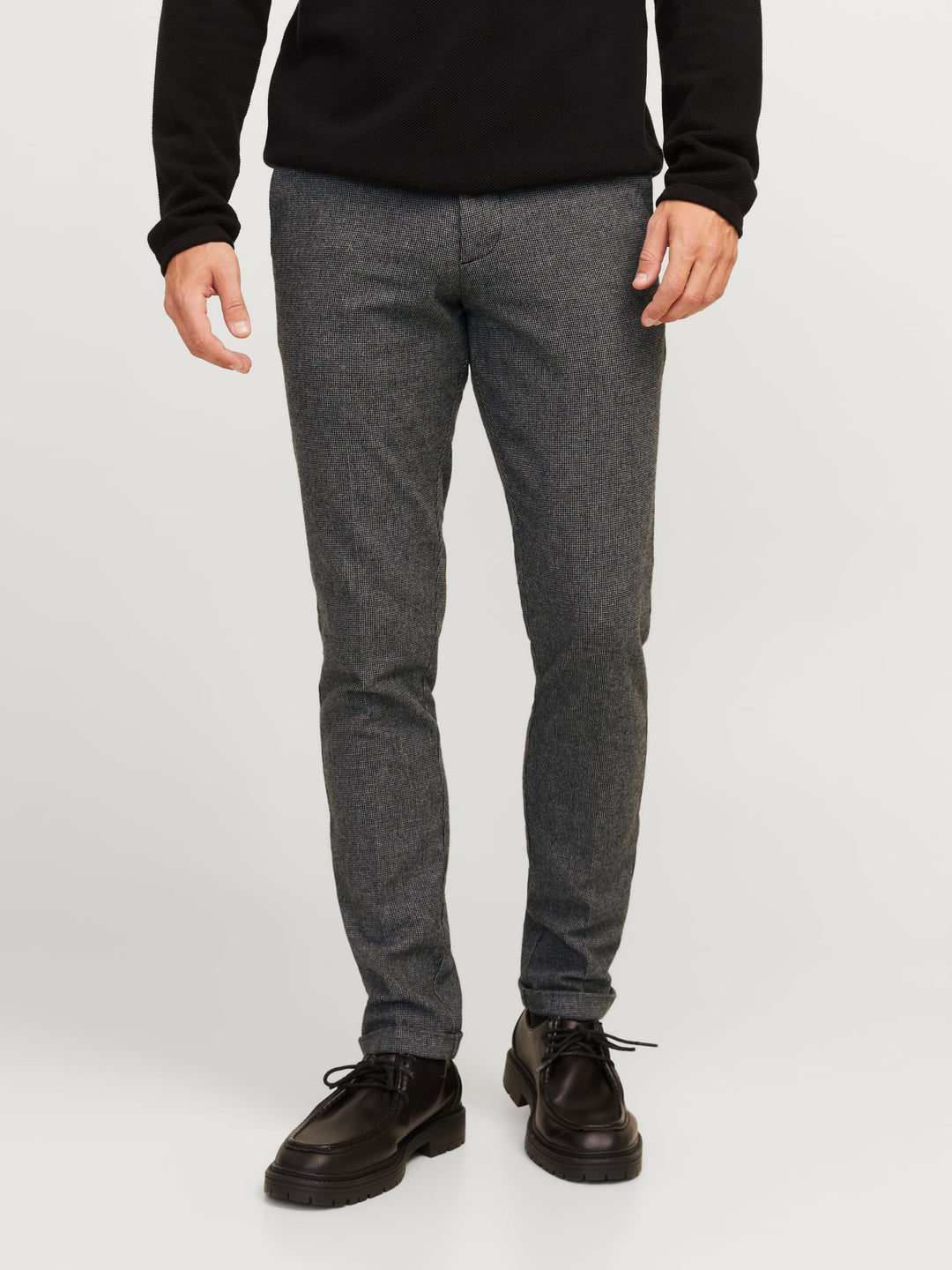 Jack & Jones Marco chino grijs dessin – heren - L32