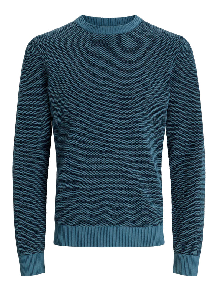 Jack & Jones JJEGLOBE KNIT CREW NECK – heren trui - Aqua