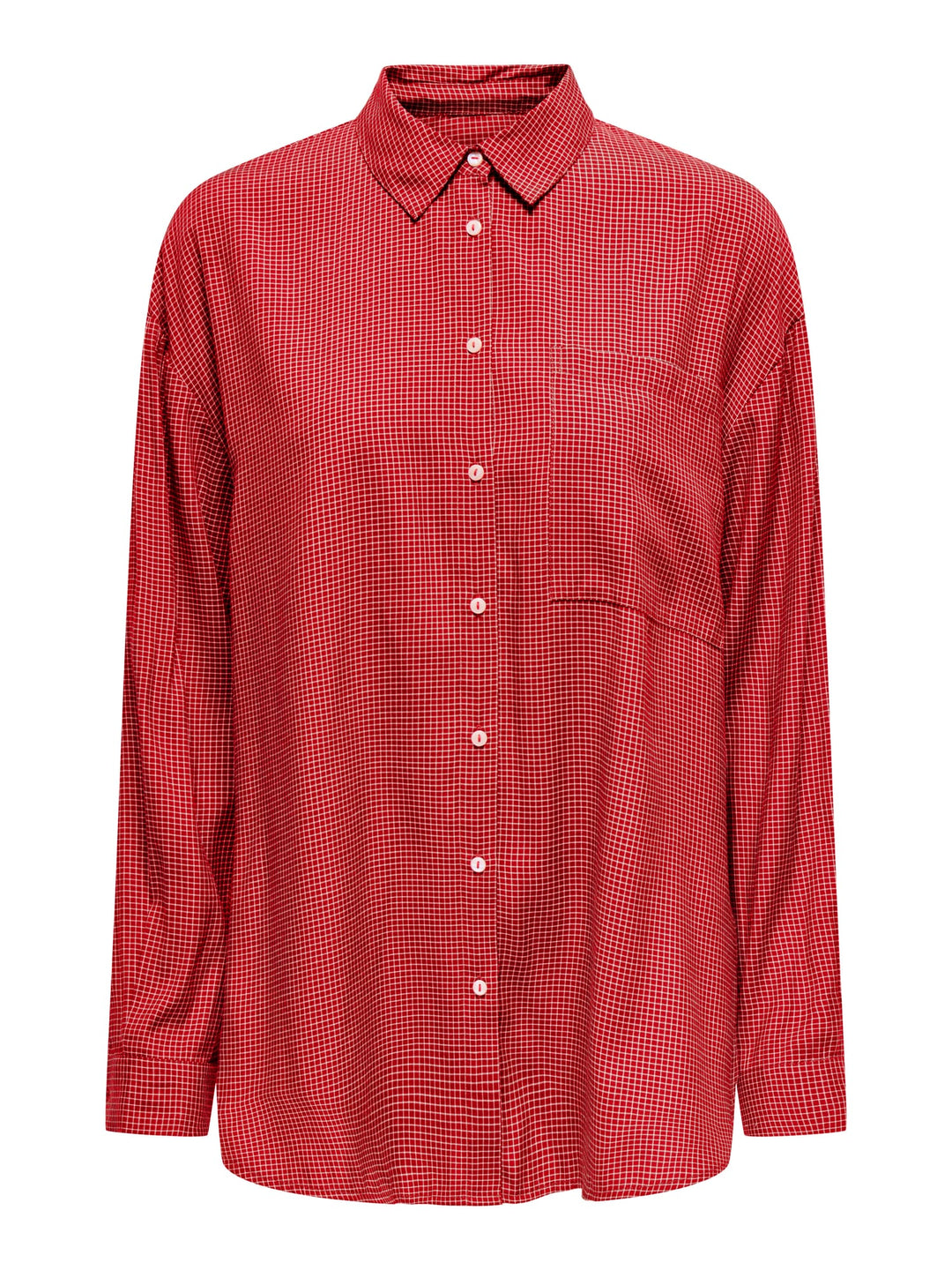 Only Maggie blouse rood dessin – dames