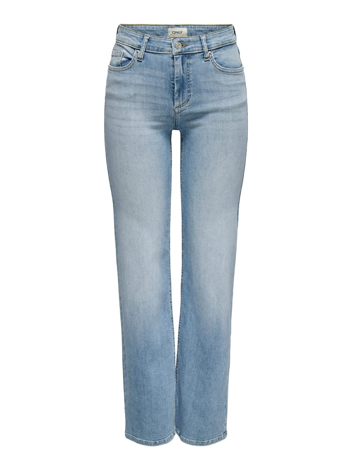 Only 15337794 Blush jeans – dames regular-straight fit - Blue Denim - L34