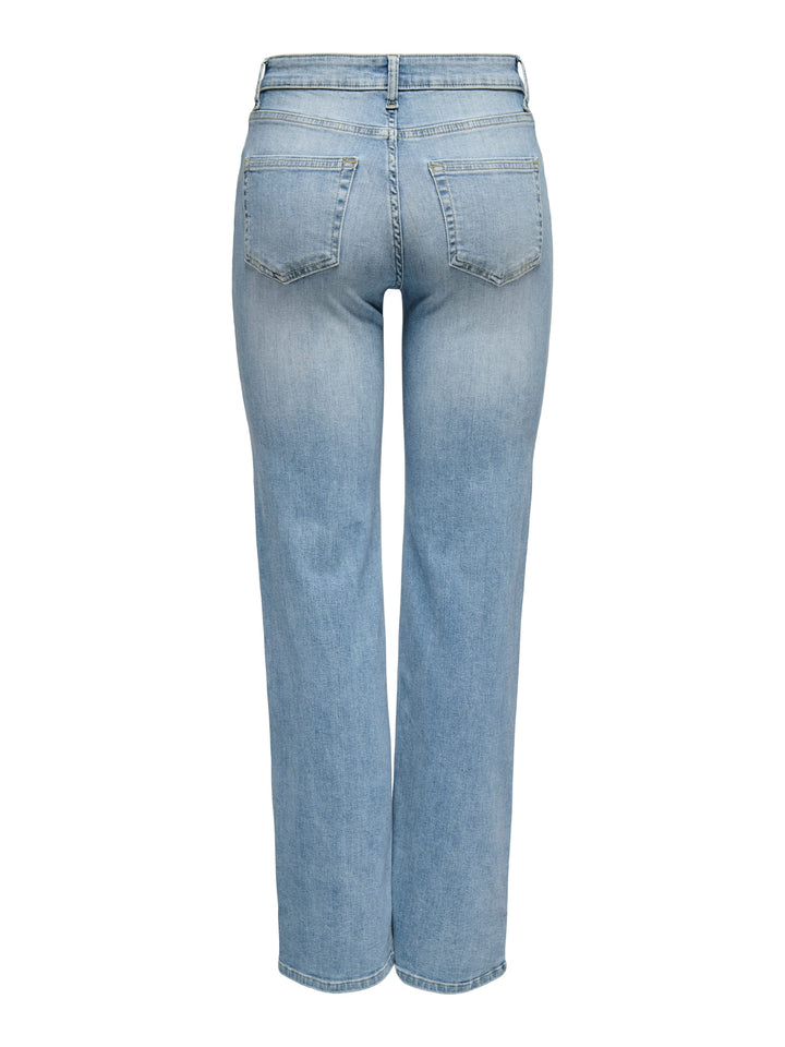 Only 15337794 Blush jeans – dames regular-straight fit - Blue Denim - L34