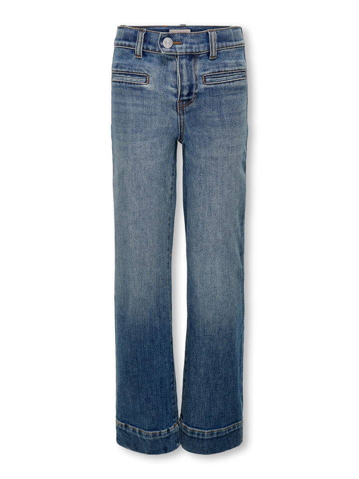 KIDS ONLY wide-leg jeans blauw denim – meisjes - Blue Denim