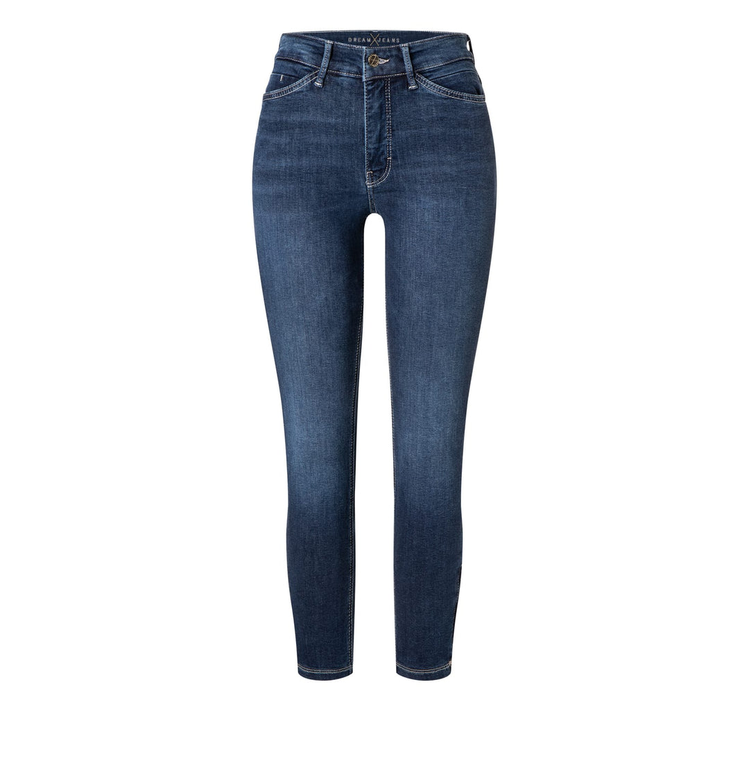 MAC DREAM CHIC 7/8 broek denim dames – blue denim