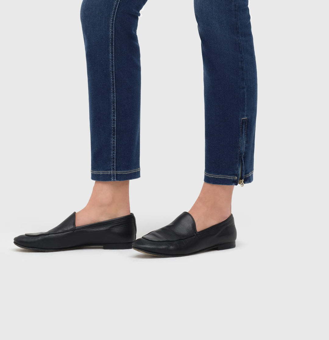MAC DREAM CHIC 7/8 broek denim dames – blue denim