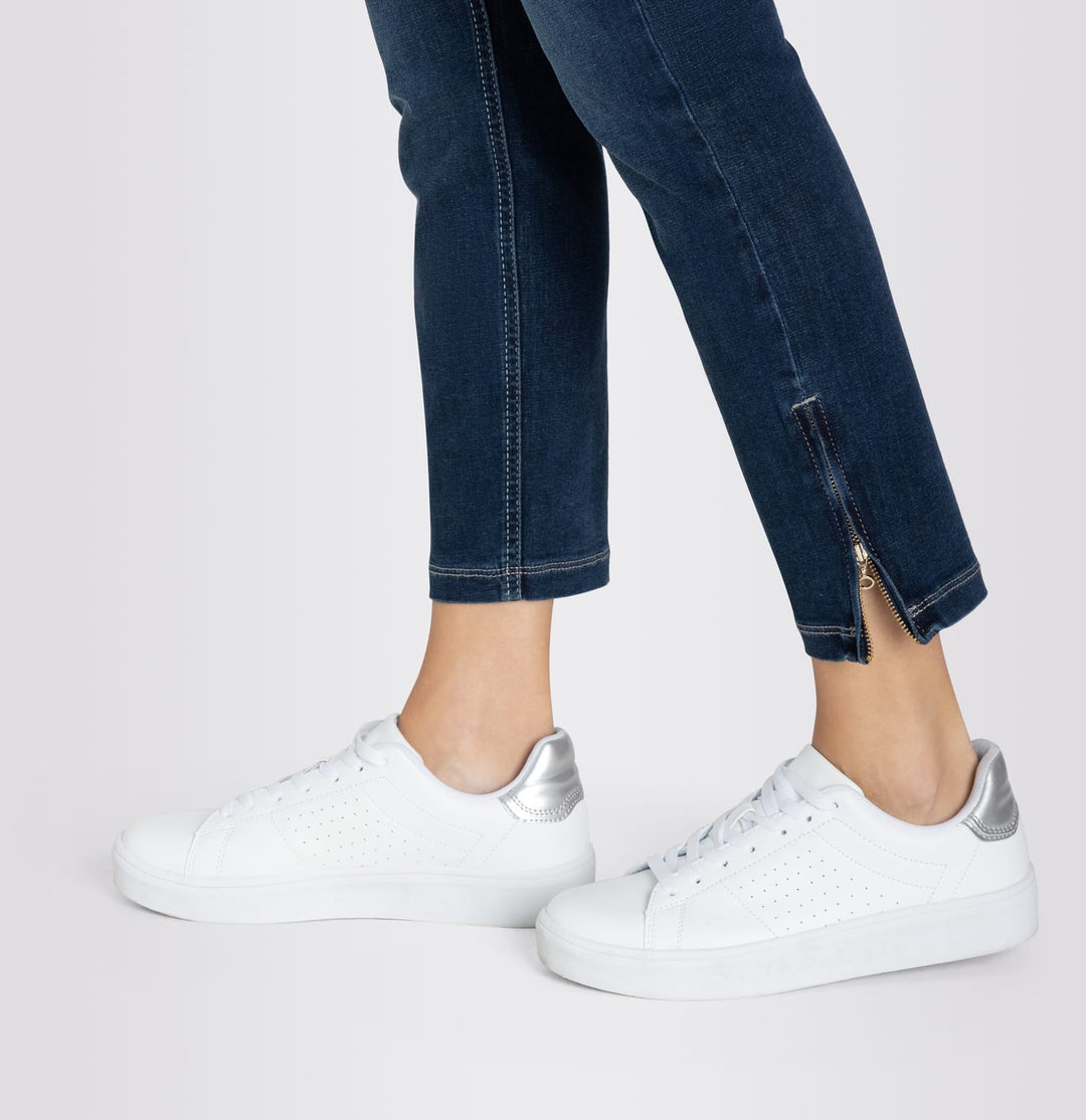MAC DREAM CHIC 7/8 broek denim dames – blue denim