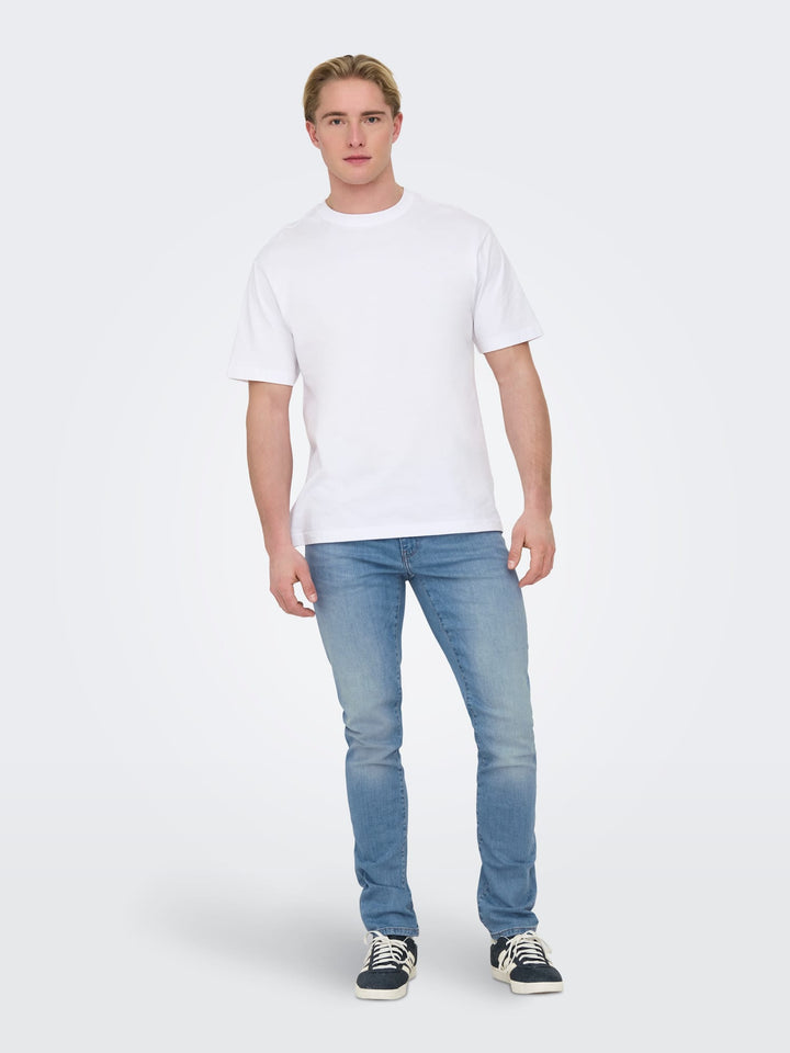 ONLY & SONS Loom slim fit jeans blauw - heren - Blue Denim - L32