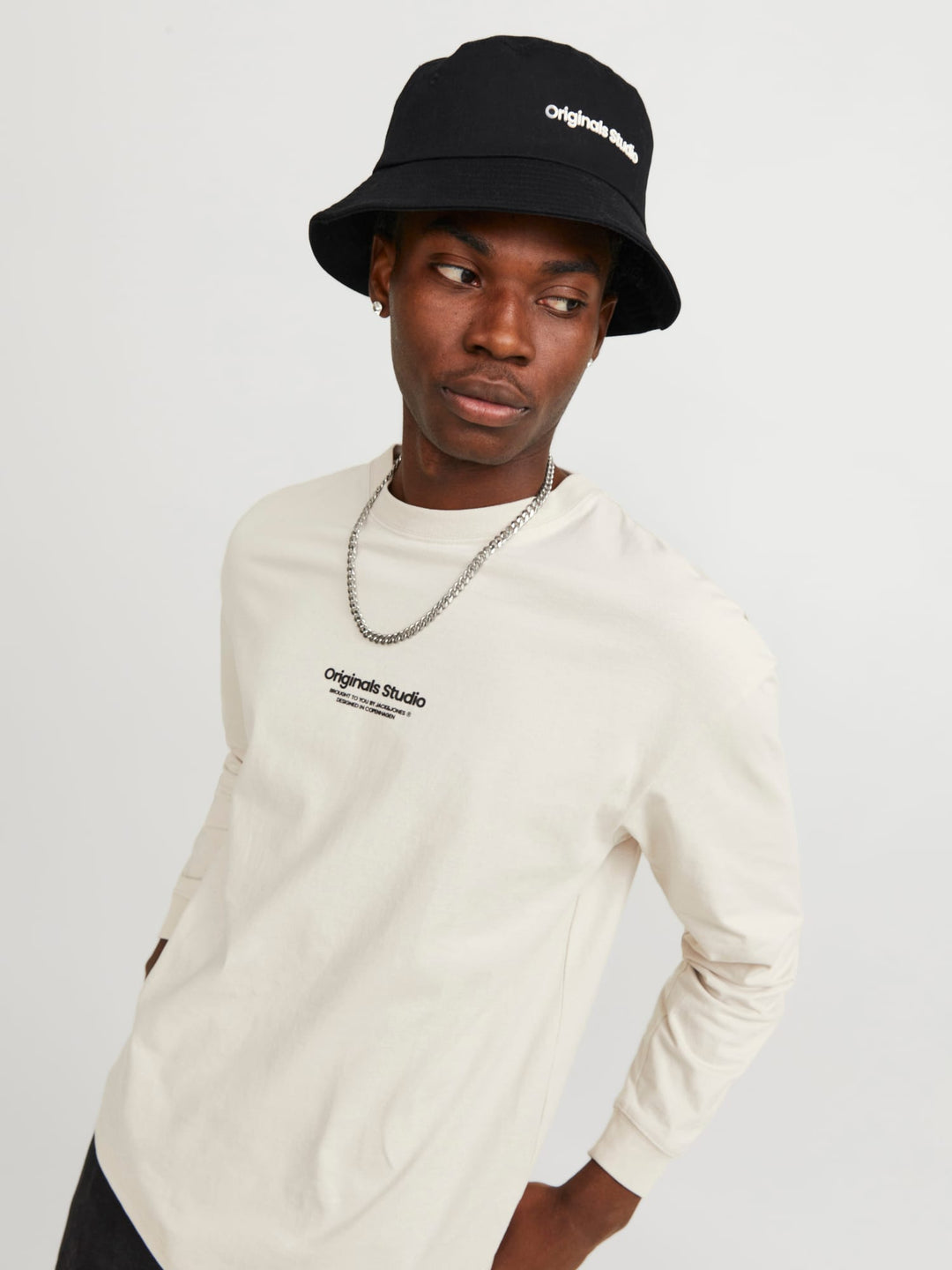 Jack & Jones Vesterbro bucket hat – heren - Zwart