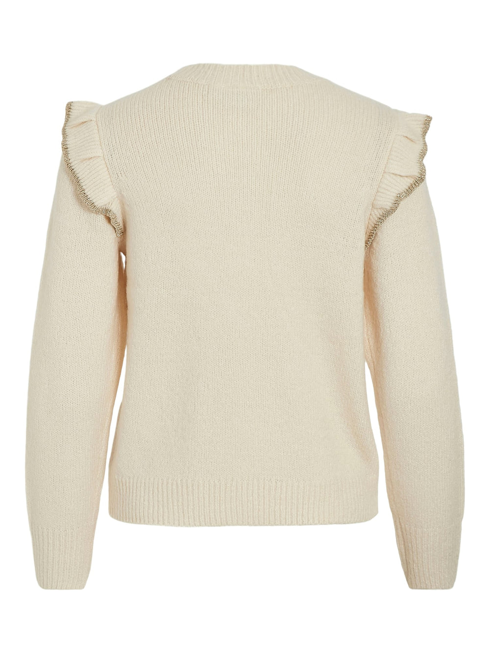 Vila 14100771 nanzy trui dames - beige