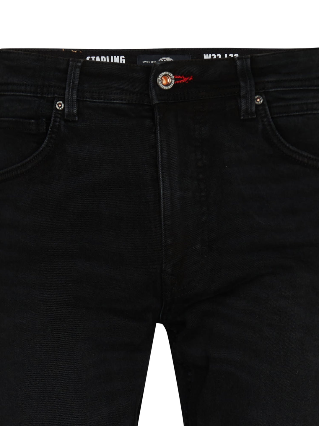 Petrol men STARLING 9705 jeans zwart - heren - Black Denim - L32