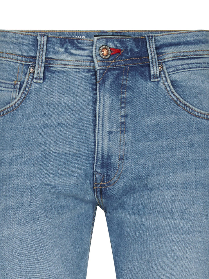 Petrol STARLING 5701 jeans regular-straight fit heren - Blue Denim - L34