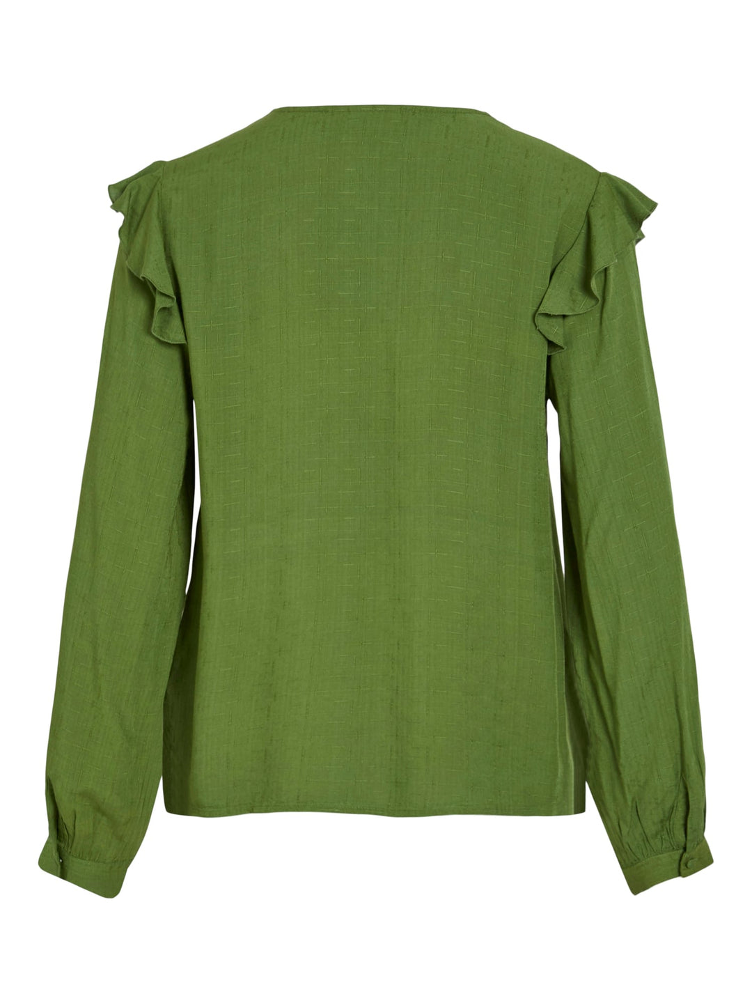 Vila VIDESTINA V-NECK L/S TOP groen – dames blouse