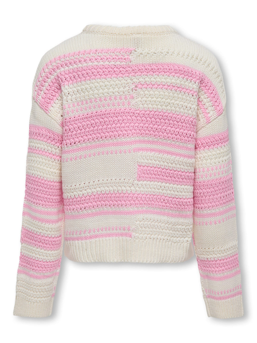 Kids Only KOGSUTHA L/S DETAIL KNT trui meisjes – roze dessin
